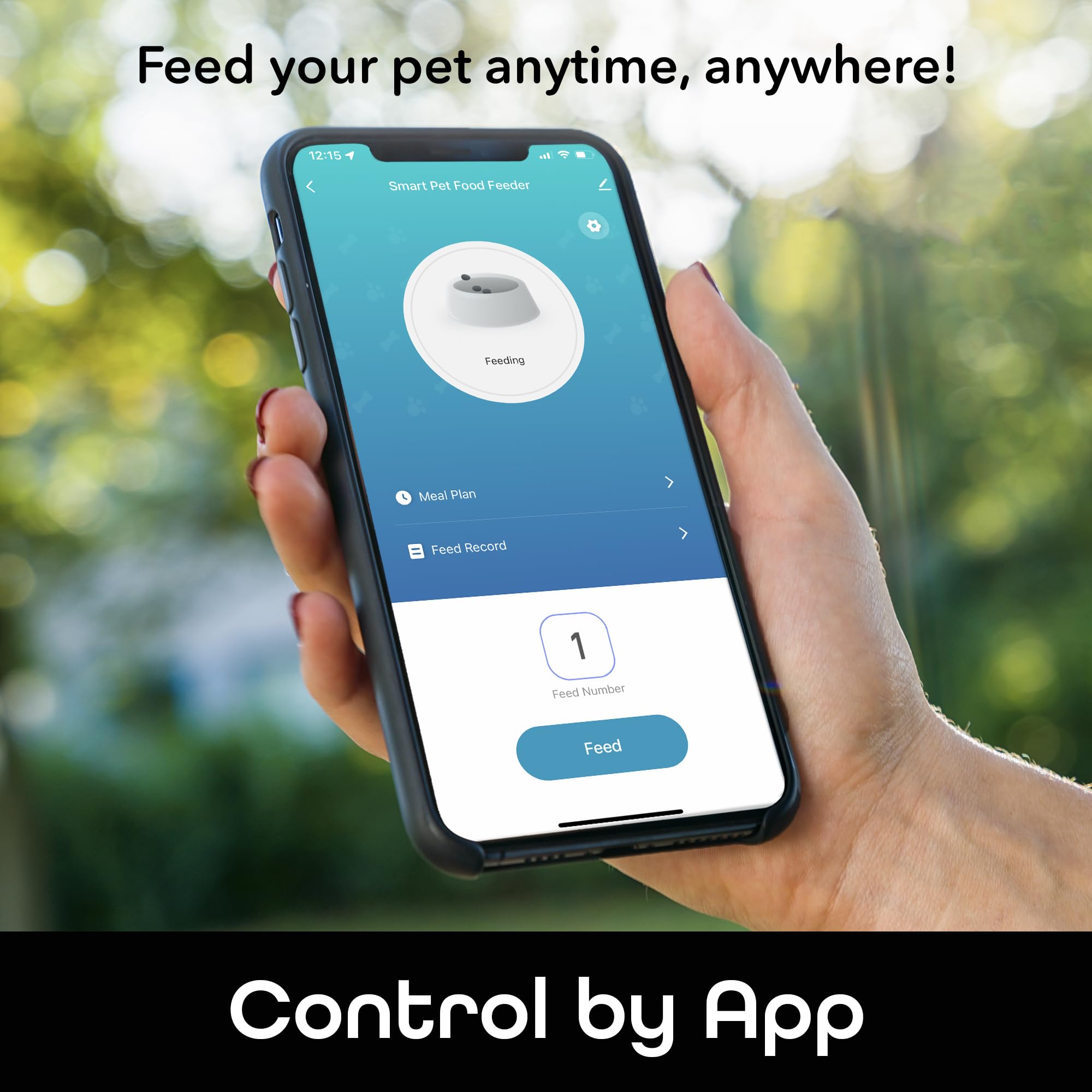 Geeni Smart Pet Feeder for Wet or Dry Food, 5-Meal Automatic Dog and Cat Feeder with Ice Packs, Programmable Timer, Battery Backup, Alexa and Google Home Compatible, White - Image 4